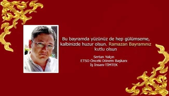 Yalçın'ın Bayram Mesajı