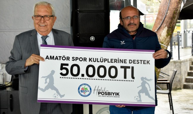 Kdz Ereğli’de, lige girmeyen takıma 50 bin lira verildi.