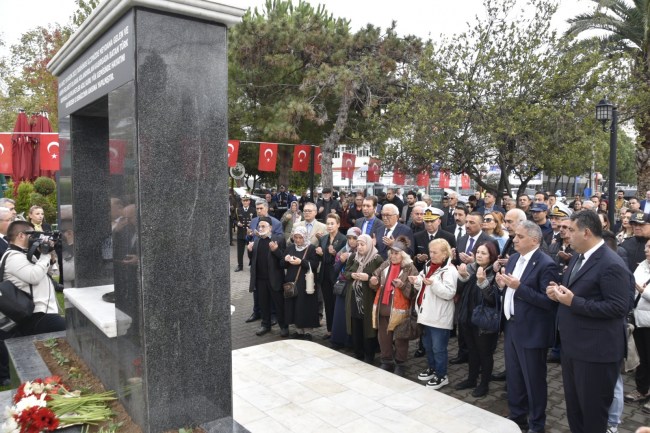 Kdz. Ereğli'de Batan Geminin Mürettebatı İçin Vefa Anıtı Açıldı!..