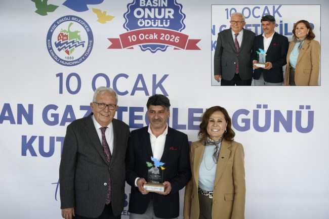 Başkan Posbıyık, 25 yıllık gazetecilere ödül verdi, vefat edenleri rahmetle andı