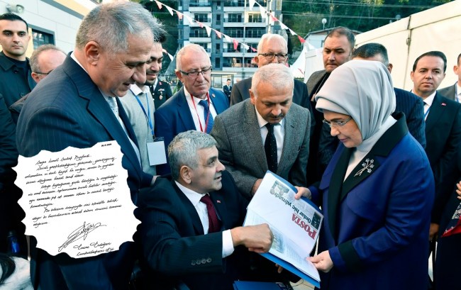 Başkan İsmail Şentürk'e, Emine Erdoğan'dan Övgü Dolu Sözler!...