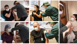 Kdz. Ereğlideki hastane çalışanları aşı oldu...